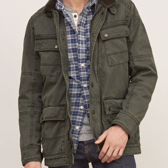 Abercrombie Fitch Mens Utility Jacket 